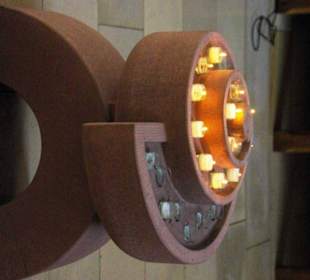 In der Kirche Andacht