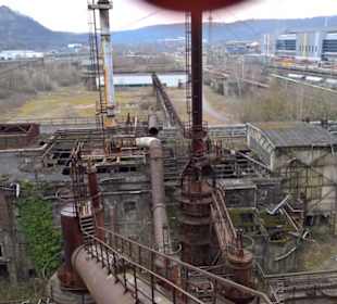 Blick vom Hochofen
