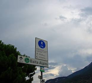 Hinweis zum Parken Arco