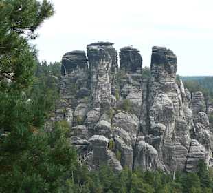 Blick auf Gansfelsen