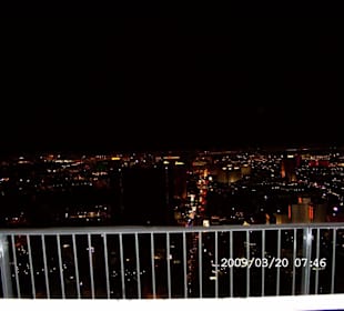 Blick von oben auf Las Vegas