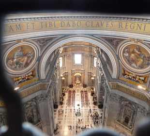Petersdom Blick von der Kuppel