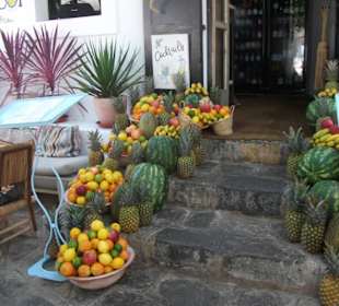 Eingang zu einem Cafè