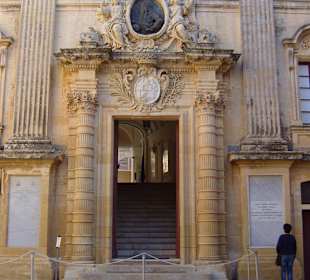 In der Altstadt von Mdina die "Cathedral"!