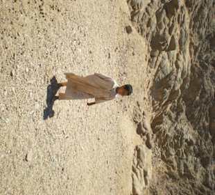 Junge im Beduinendorf