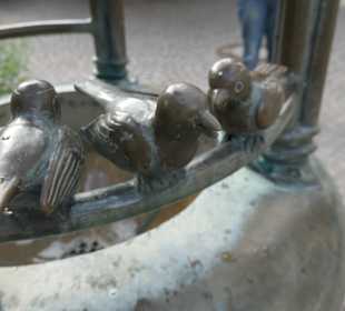 Der Aachener Möschebrunnen (Spatzenbrunnen)