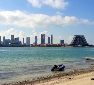 Blick auf Manama