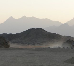 Sonnenuntergang in der Wüste 