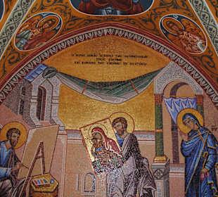 Kloster Kykkou-Wandmosaik