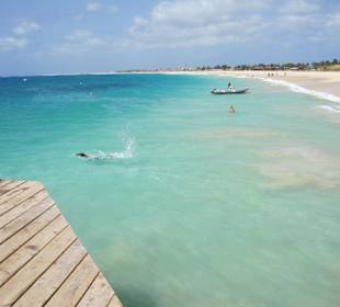 Meer neben Steg Santa Maria 