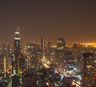 Ausblick aus dem 65. Stockwerk von der Rooftopbar