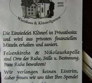 Info für Felsenkirche