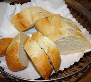Brot zur Tapas-Auswahl