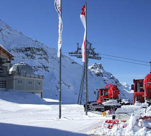 Bergstation Murtel der Vierersesselbahn