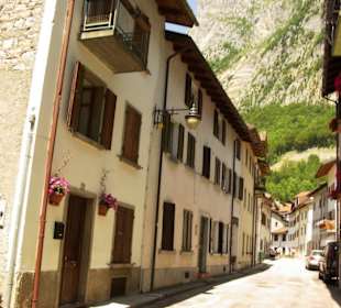 Bergdorf Timau im Dorfkern