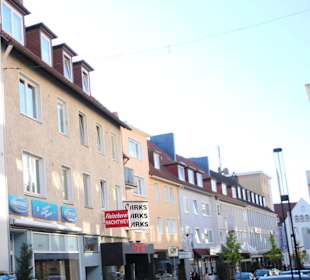 Im Einkaufsviertel am Markt