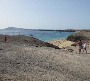 Playa de Papagayo Nähe Playa Blanca