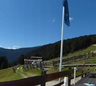 Blick an der Klausener Hütte