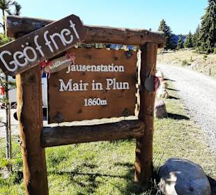 Einkehr bei Mair in Plun