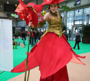 Begrüßung der Messegäste