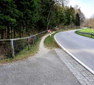 Fußweg zur Rinne