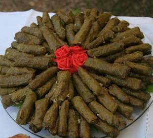 Klassisch Türkisch: Gefüllte Weinblaetter