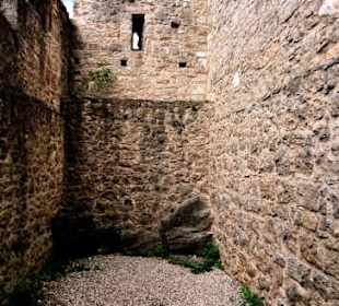 Frühere Räume der Burg