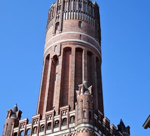 Außenansicht des Wasserturms in Lüneburg