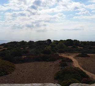 Unterwegs die Aussicht