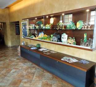 Exponate zur Firmengeschichte im Brauereimuseum