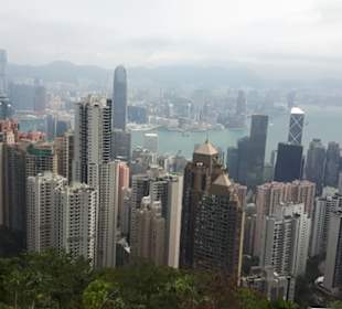 Hongkong Skyline vom Victoria Peak