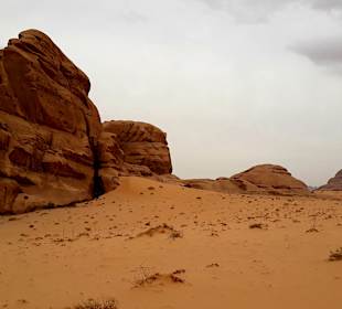 Wüstenlandschaft Wadi Rum