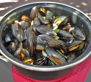 Die Spezialität: Feinste Muscheln