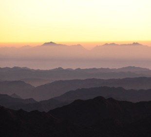 Sonnenaufgang am Mosesberg
