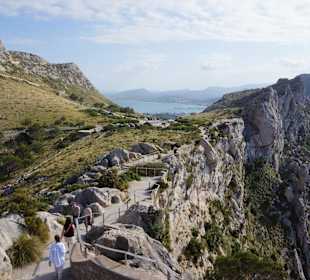 Mirador de Mal Pas/Blick Platja de Formentoe