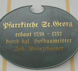 Die Kirche St. Georg in Ruhpolding