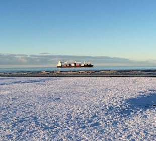 Winterimpressionen am Strand