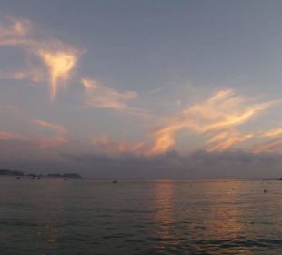 Ausicht vom Strand Paguera aufs Meer