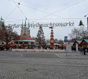 Hauptzugang zum Weihnachtsmarkt Erfurt