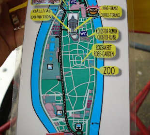 Karte von der Margeriteninsel