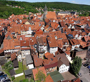 Blick vom Museumsturm über Hann. Münden