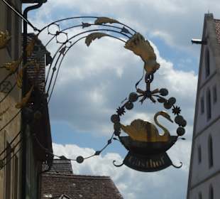 Zunftschild in Rothenburg ob der Tauber