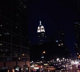Empire State Building by night