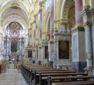 Die sehenswerte Kirche von Ebrach