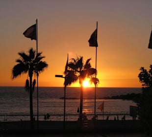 Sonnenuntergang an der Playa Amadores