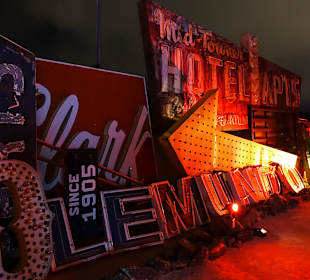 Neon Museum bei Nacht