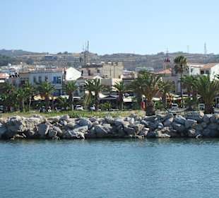 Blick auf Rethymno