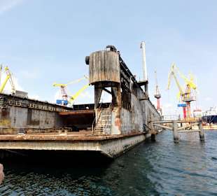 Trockendock im Hafen von Willemstad