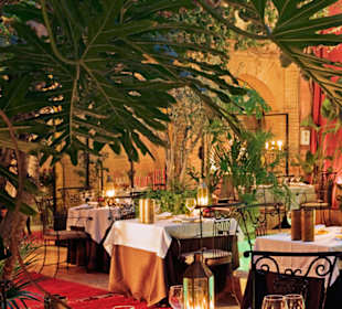 Trattoria Giancarlo à Marrakech tables