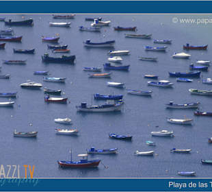 Fischerboote in *Playa de las Teresitas*